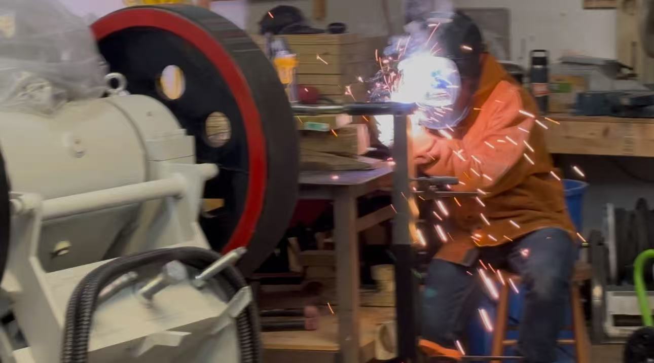 Stran Welding Radial Yard Conveyor upgrade option