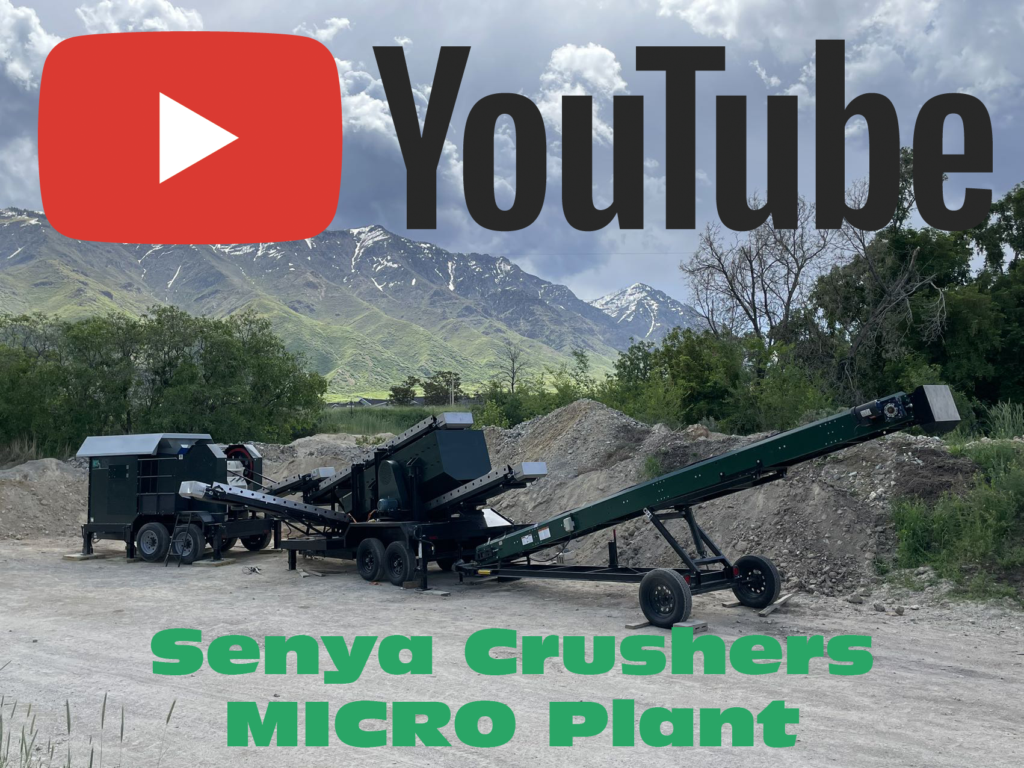 a youtube advertisement for senya crushers micro plant